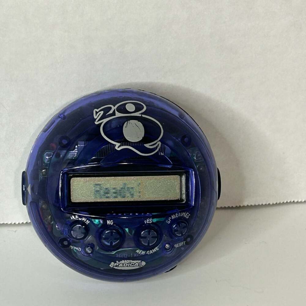 20Q Twenty Questions Handheld Electronic Game by Radica, Translucent Purple